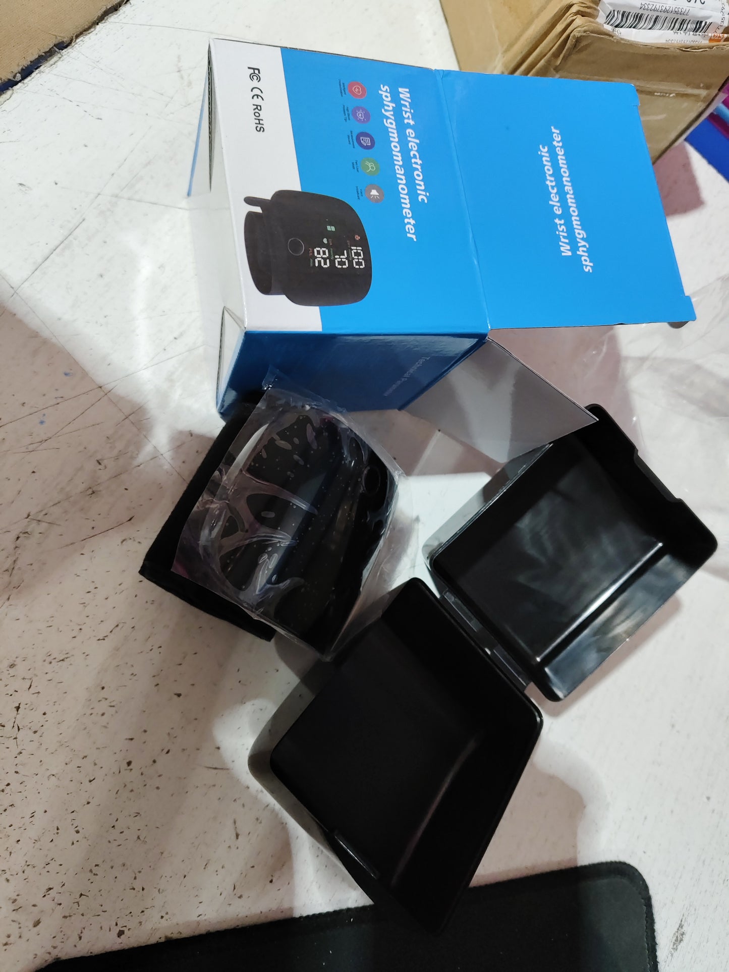 Smart Wrist Blood Pressure Monitor – Rechargeable Digital BP Meter