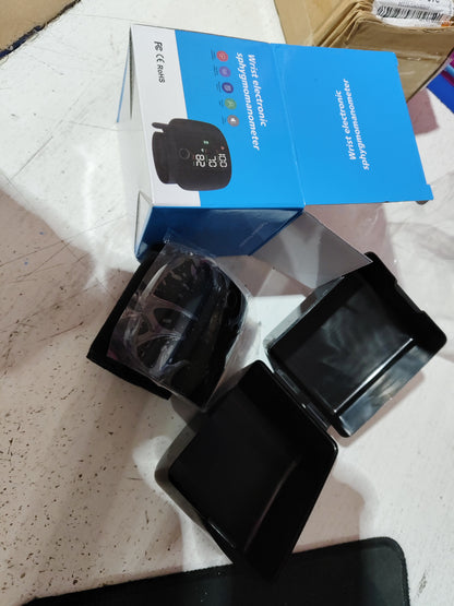 Smart Wrist Blood Pressure Monitor – Rechargeable Digital BP Meter