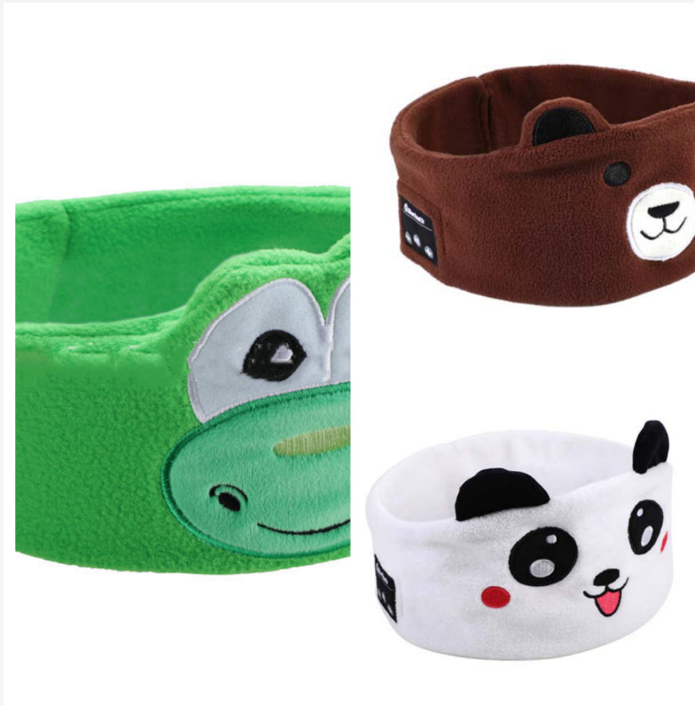 Bluetooth Headset Animal Headband Sleep Mask
