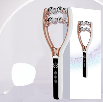 EMS Microcurrent V-Roller Face Massager – Lift & Tighten Skin