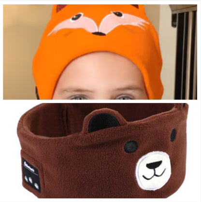 Bluetooth Headset Animal Headband Sleep Mask