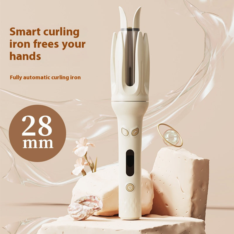 Automatic Curling Iron, Large Wave Negative Ion Long-lasting Styling Curling Artifact, Perm Stick, Rotating Curler