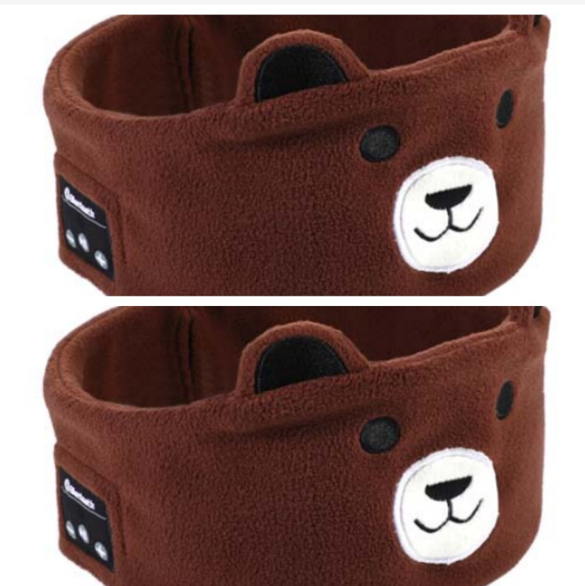 Bluetooth Headset Animal Headband Sleep Mask