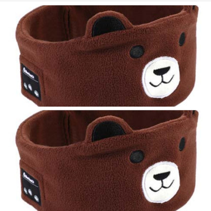 Bluetooth Headset Animal Headband Sleep Mask